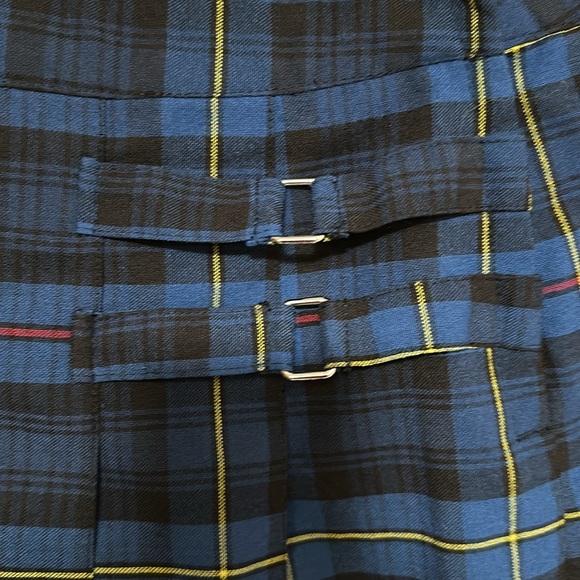 Girls Plaid Uniform Skirt - Picture 2 of 5
